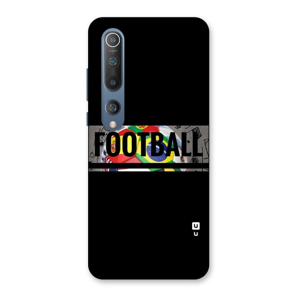 Football Typography Back Case for Mi 10