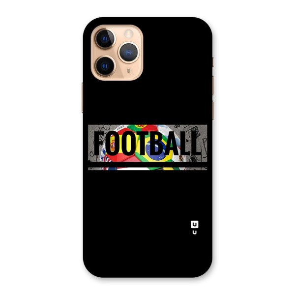 Football Typography Back Case for iPhone 11 Pro