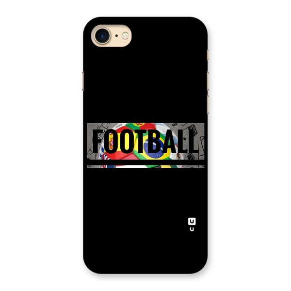Football Typography Back Case for iPhone 7