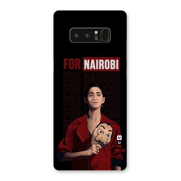 For Nairobi Money Heist Back Case for Galaxy Note 8