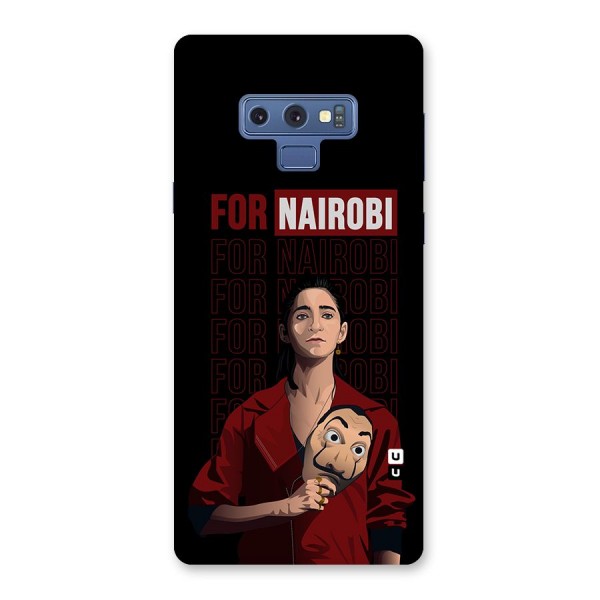 For Nairobi Money Heist Back Case for Galaxy Note 9