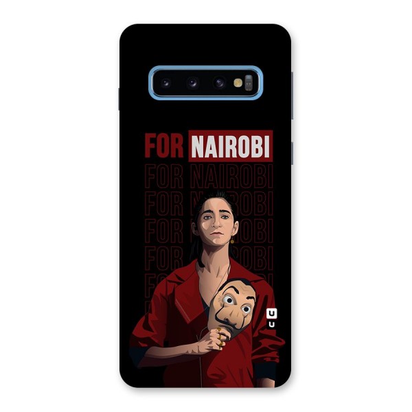 For Nairobi Money Heist Back Case for Galaxy S10