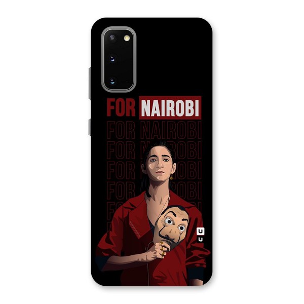 For Nairobi Money Heist Back Case for Galaxy S20