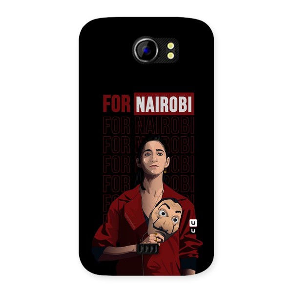 For Nairobi Money Heist Back Case for Micromax Canvas 2 A110