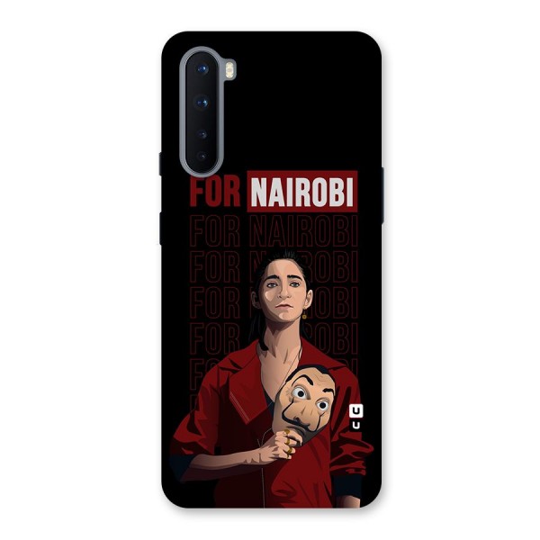 For Nairobi Money Heist Back Case for OnePlus Nord