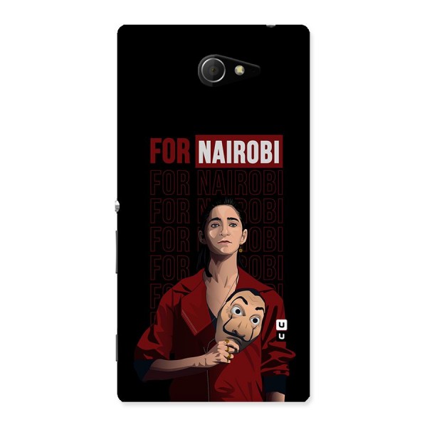 For Nairobi Money Heist Back Case for Sony Xperia M2