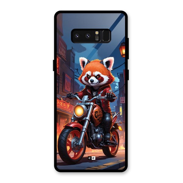 Fox Rider Glass Back Case for Galaxy Note 8