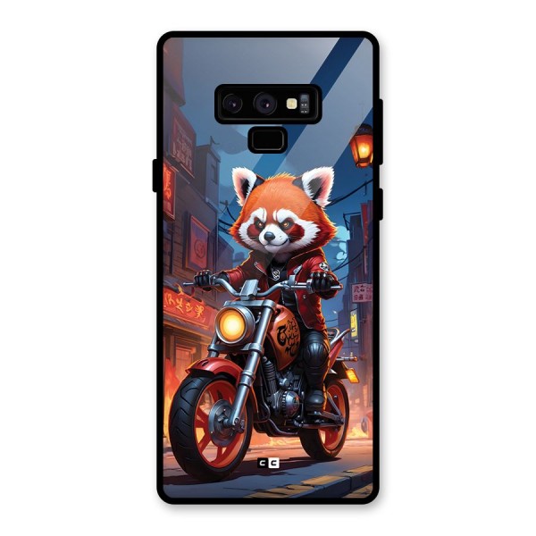 Fox Rider Glass Back Case for Galaxy Note 9