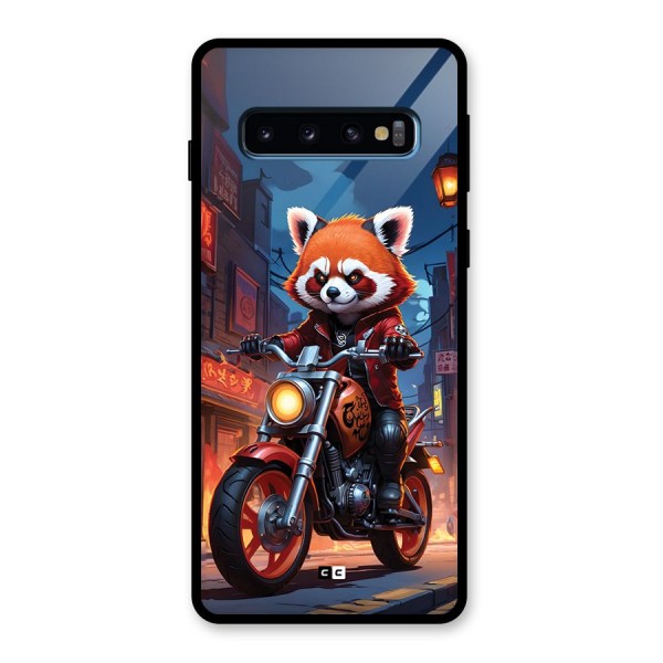 Fox Rider Glass Back Case for Galaxy S10