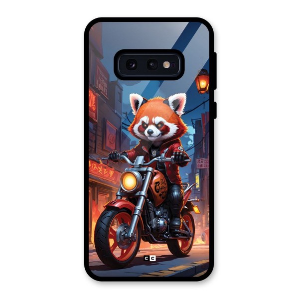 Fox Rider Glass Back Case for Galaxy S10e