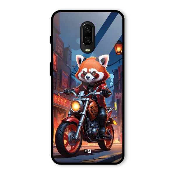 Fox Rider Glass Back Case for OnePlus 6T