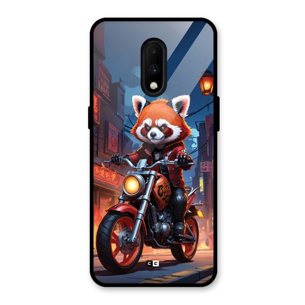 Fox Rider Glass Back Case for OnePlus 7
