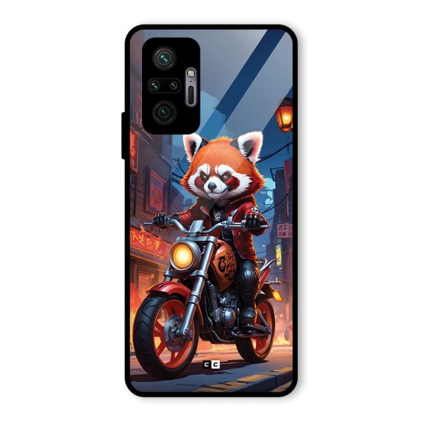 Fox Rider Glass Back Case for Redmi Note 10 Pro Max