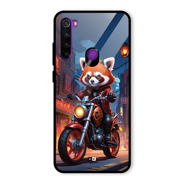Fox Rider Glass Back Case for Redmi Note 8