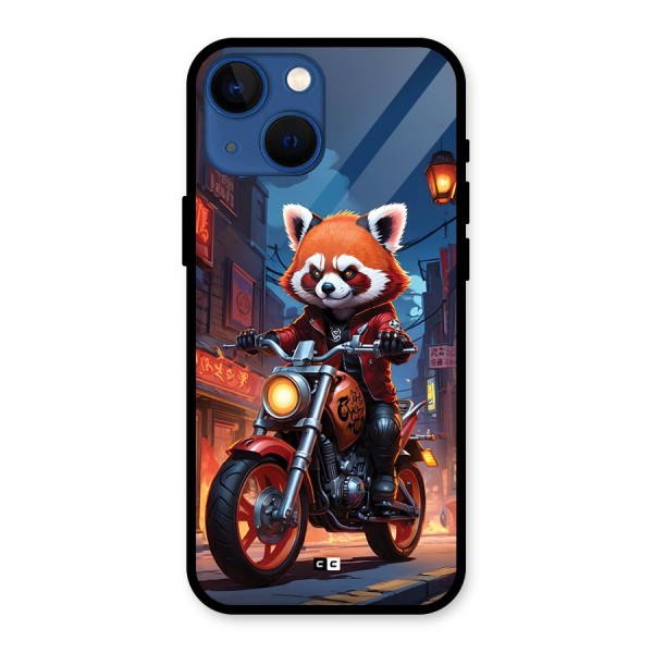 Fox Rider Glass Back Case for iPhone 13 Mini