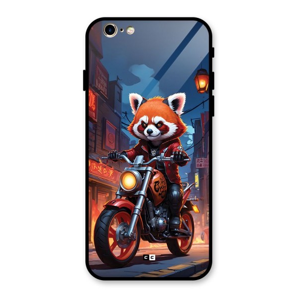Fox Rider Glass Back Case for iPhone 6 6S