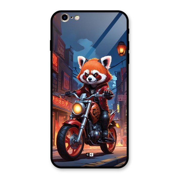 Fox Rider Glass Back Case for iPhone 6 Plus 6S Plus