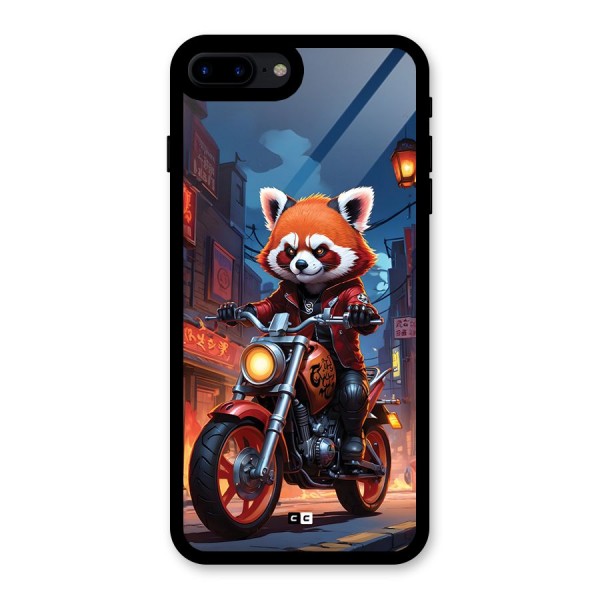 Fox Rider Glass Back Case for iPhone 7 Plus