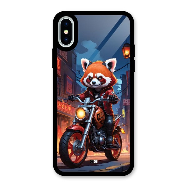 Fox Rider Glass Back Case for iPhone X