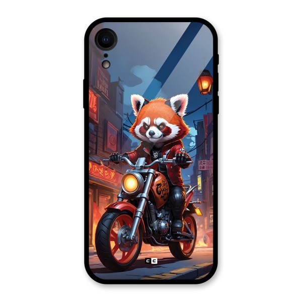 Fox Rider Glass Back Case for iPhone XR