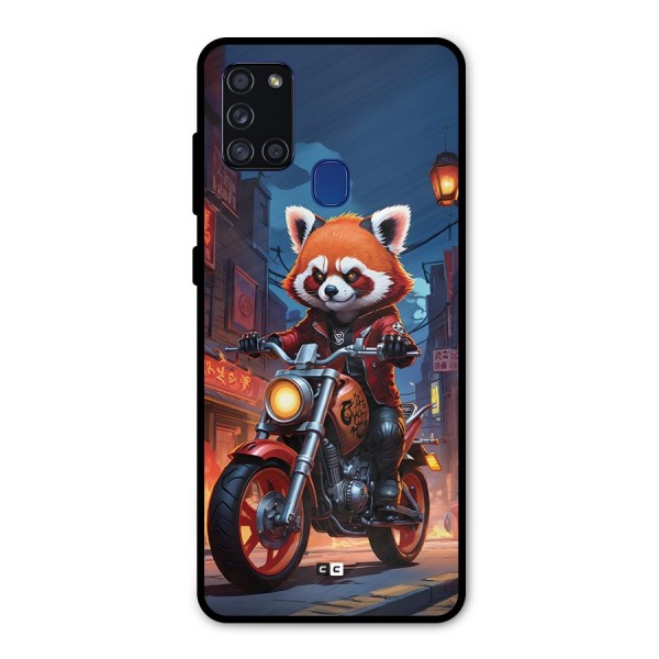 Fox Rider Metal Back Case for Galaxy A21s
