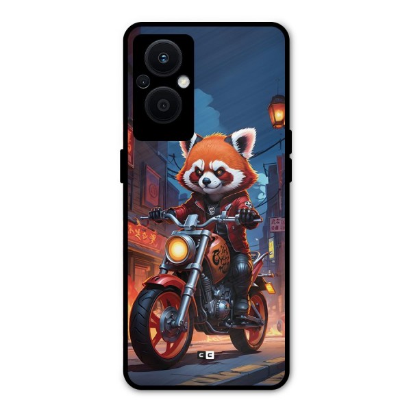 Fox Rider Metal Back Case for Oppo F21s Pro 5G