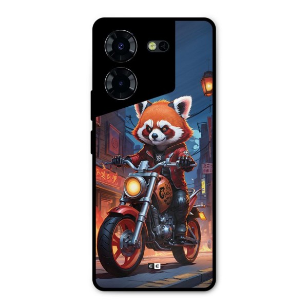 Fox Rider Metal Back Case for Tecno Pova 5 Pro 5G