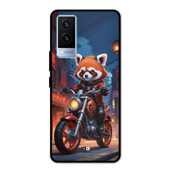 Fox Rider Metal Back Case for Vivo V21e 5G