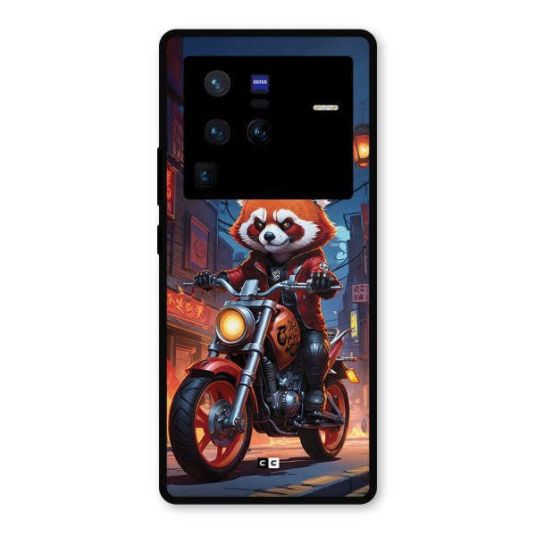Fox Rider Metal Back Case for Vivo X80 Pro