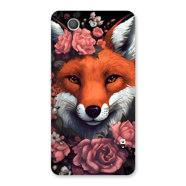 Fox and Roses Back Case for Xperia Z3 Compact
