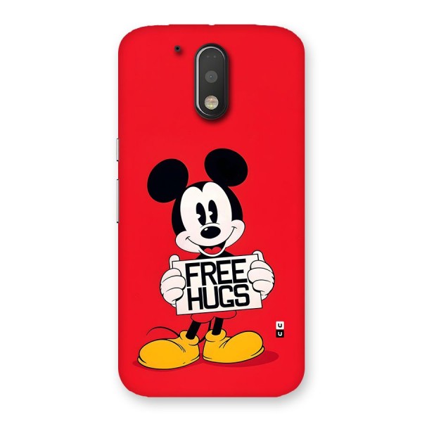 Free Hugs Back Case for Moto G4 Plus