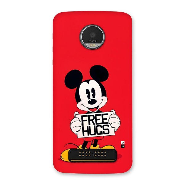 Free Hugs Back Case for Moto Z Play
