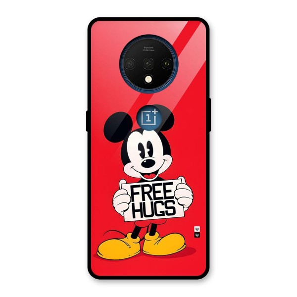 Free Hugs Glass Back Case for OnePlus 7T