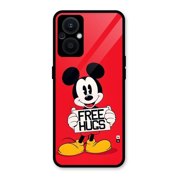 Free Hugs Glass Back Case for Oppo F21s Pro 5G
