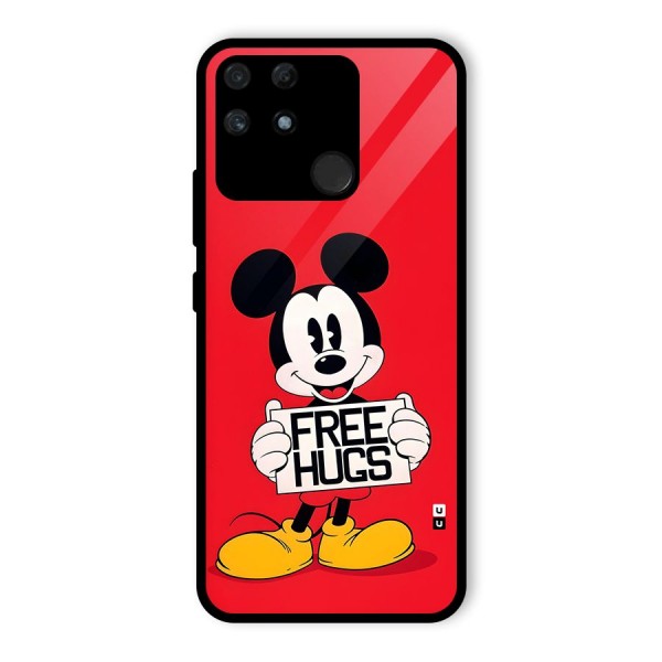 Free Hugs Glass Back Case for Realme Narzo 50A