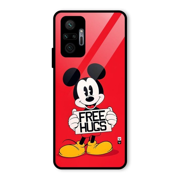 Free Hugs Glass Back Case for Redmi Note 10 Pro Max