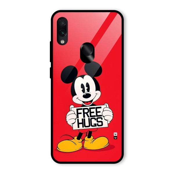 Free Hugs Glass Back Case for Redmi Note 7S