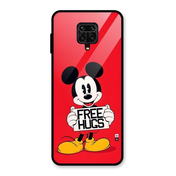 Free Hugs Glass Back Case for Redmi Note 9 Pro Max