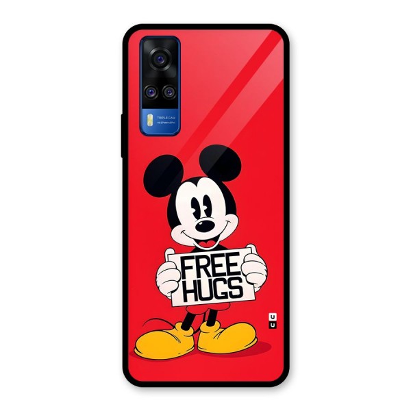 Free Hugs Glass Back Case for Vivo Y31