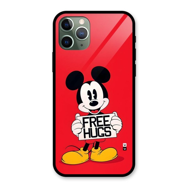 Free Hugs Glass Back Case for iPhone 11 Pro