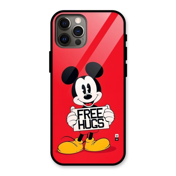 Free Hugs Glass Back Case for iPhone 12 Pro