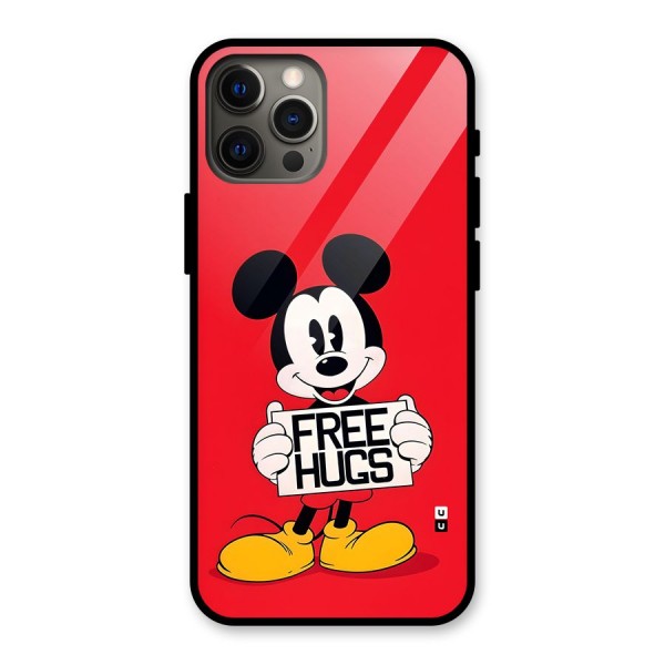 Free Hugs Glass Back Case for iPhone 12 Pro Max