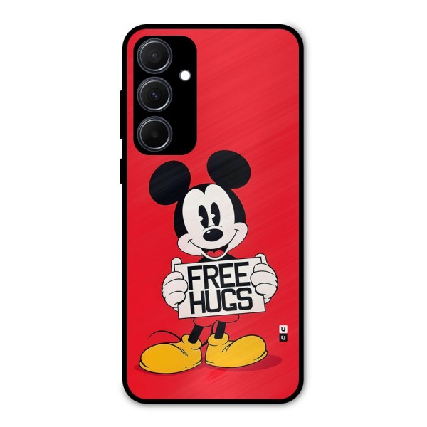 Free Hugs Metal Back Case for Galaxy A35