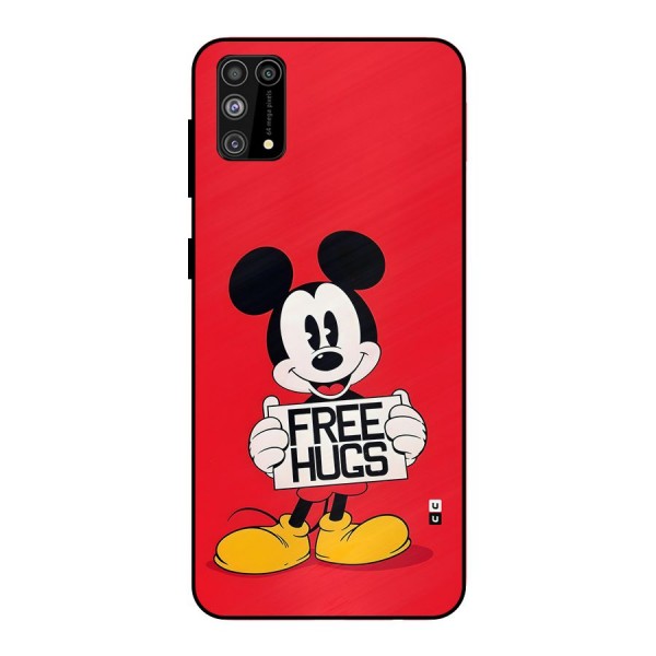 Free Hugs Metal Back Case for Galaxy F41