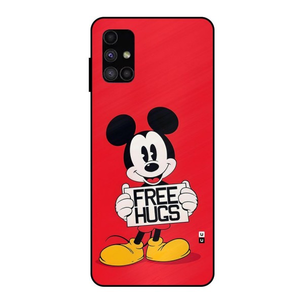 Free Hugs Metal Back Case for Galaxy M51