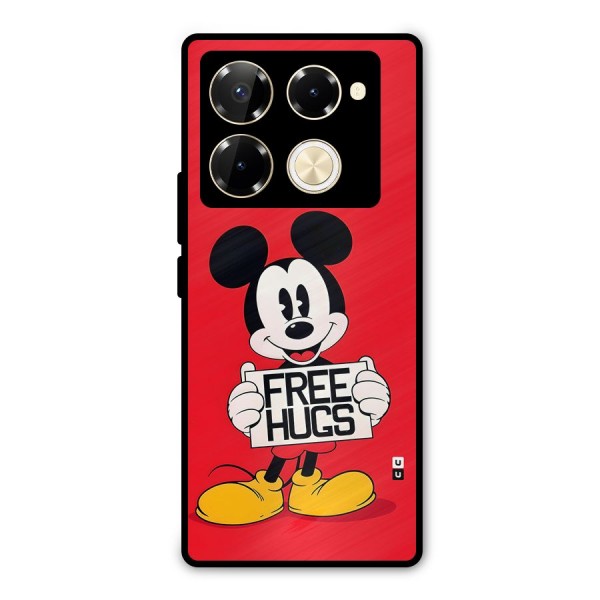 Free Hugs Metal Back Case for Infinix Note 40 Pro