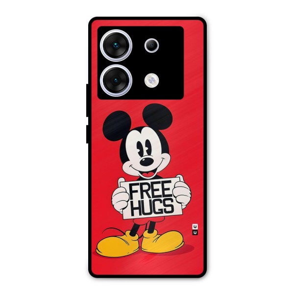 Free Hugs Metal Back Case for Infinix Zero 30 5G
