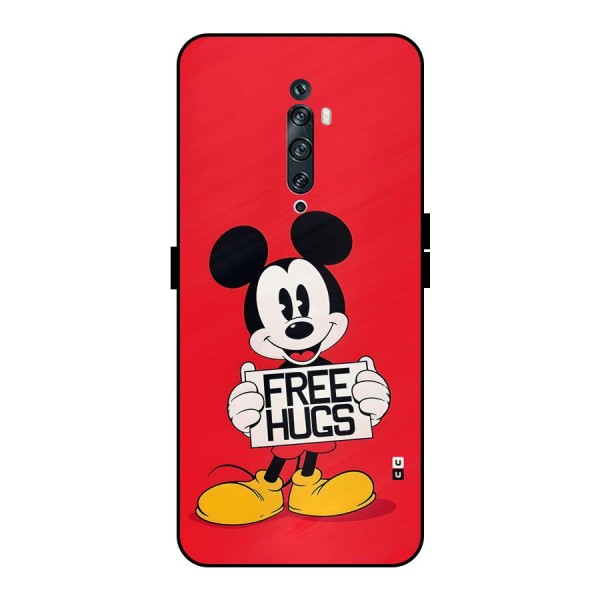 Free Hugs Metal Back Case for Oppo Reno2 F