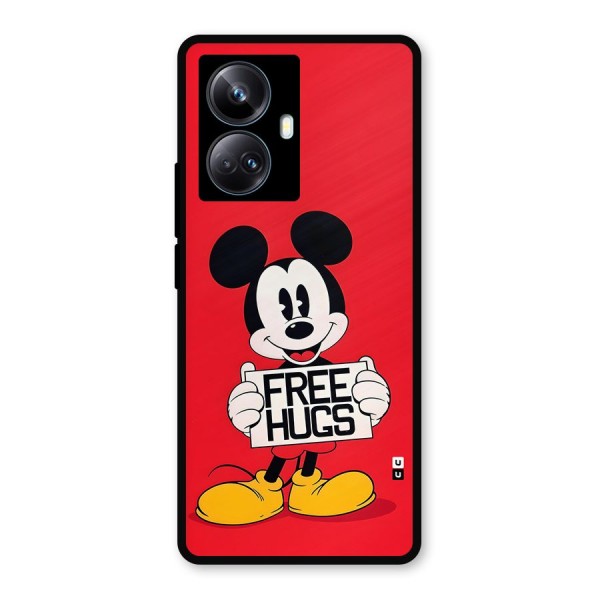 Free Hugs Metal Back Case for Realme 10 Pro Plus