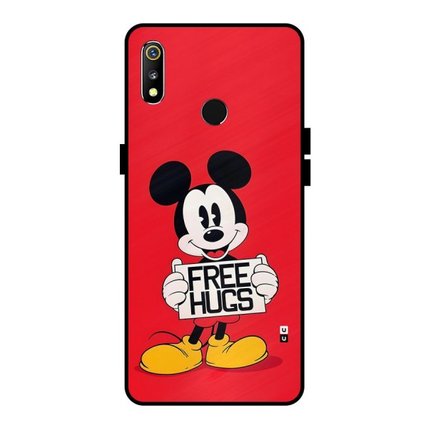 Free Hugs Metal Back Case for Realme 3